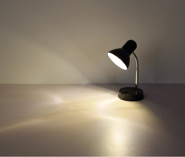 Globo 2485S - Stolní lampa BASIC 1xE27/40W/230V černá