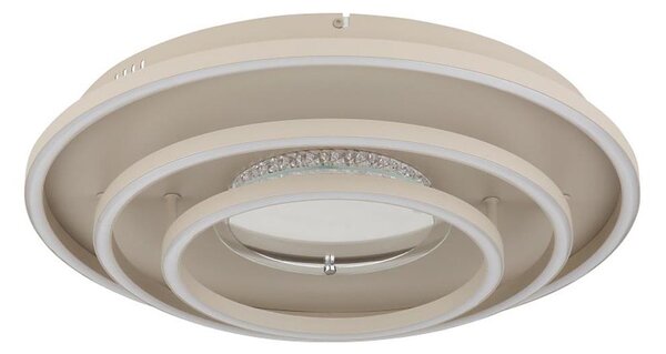 Globo 48564-40S - LED Stropní svítidlo LAWANDA LED/40W/230V pr. 51 cm béžová