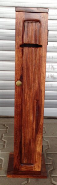 Skříňka na toaletní papír 20x80x20 z indického masivu palisandr