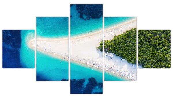 Obraz - Ostrav Hvar, Chorvatsko (125x70 cm)