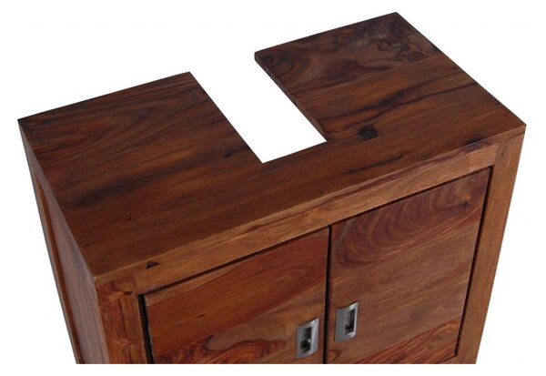 Skříňka pod umyvadlo Nela 65x60x35 z indického masivu palisandr