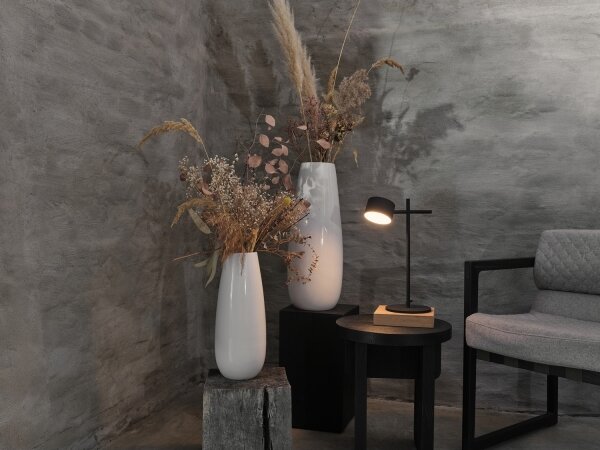 Osram - LED Stmívatelná stolní lampa DECOR KYOTO LED/12W/230V černá