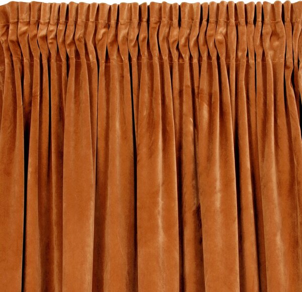 ZATEMŇOVACÍ ZÁVĚS NA PÁSCE RIA 140X270 CM ORANŽOVÁ