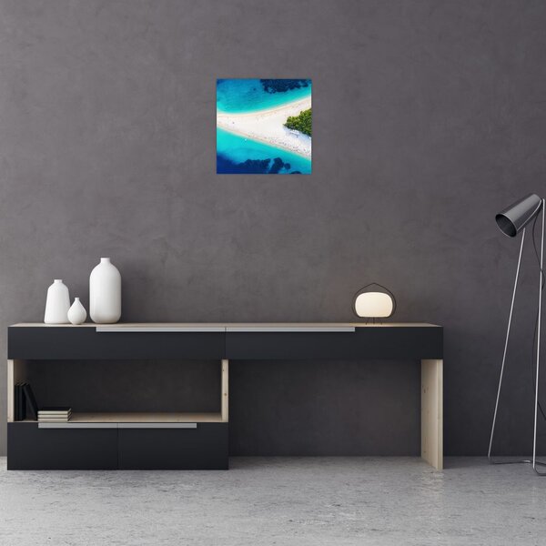 Obraz - Ostrav Hvar, Chorvatsko (30x30 cm)