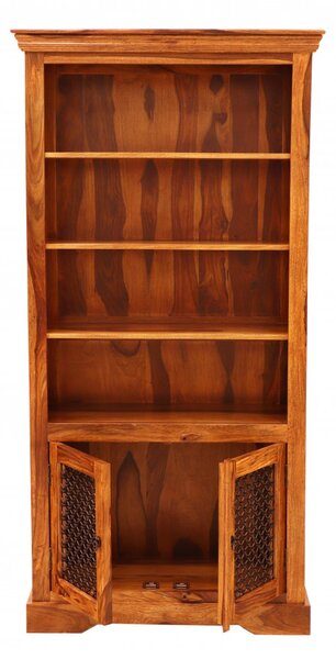 Knihovna Jali 100x200x45 z indického masivu palisandr