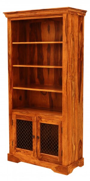 Knihovna Jali 100x200x45 z indického masivu palisandr