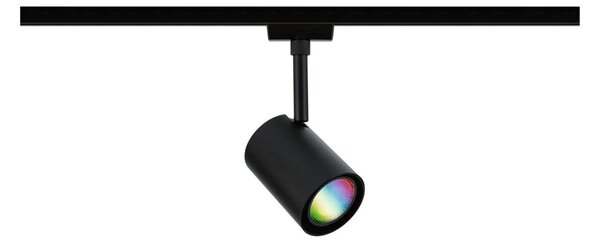 P 95664 URail LED lištový spot Smart Home Zigbee 3.0 Luxe GU10 4,8W RGBW+ stmívatelné 230V černá mat - PAULMANN