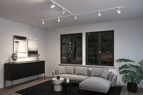 P 95663 URail LED lištový spot Smart Home Zigbee 3.0 Luxe GU10 4,8W RGBW+ stmívatelné 230V bílá - PAULMANN