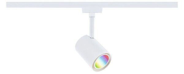 P 95663 URail LED lištový spot Smart Home Zigbee 3.0 Luxe GU10 4,8W RGBW+ stmívatelné 230V bílá - PAULMANN