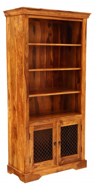 Knihovna Jali 100x200x45 z indického masivu palisandr