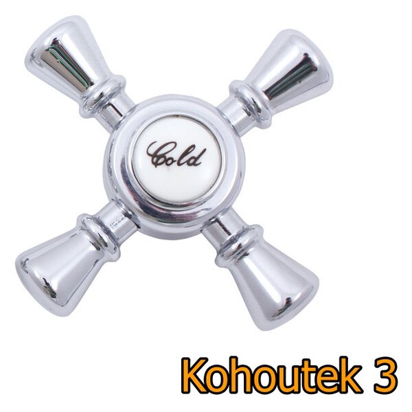 Kuchyňská vodovodní baterie RUSTIK-03 chrom lesk Typ kohoutku: Kohoutek III