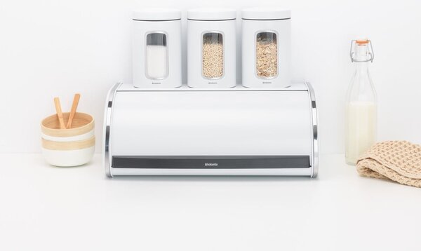 Ocelový chlebník Roll Top – Brabantia