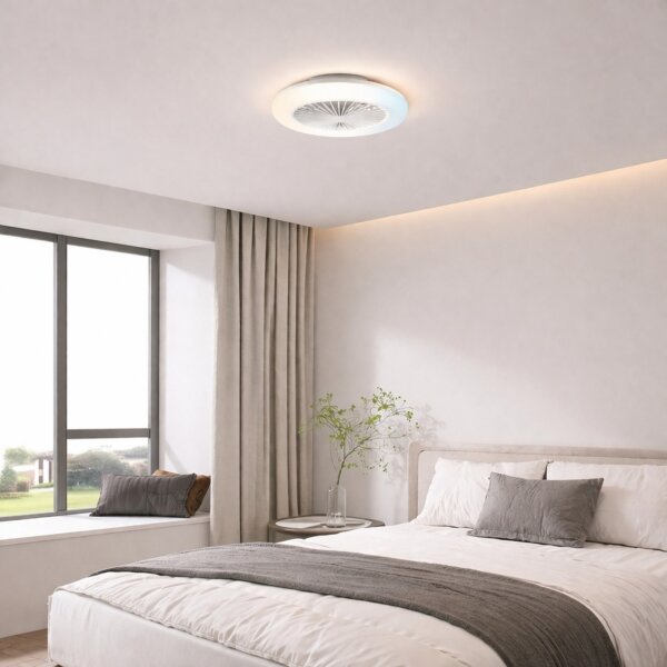 Brilliant - LED Stm stropní svítidlo s ventilátorem MONTERO LED/20W/230V bílá+DO