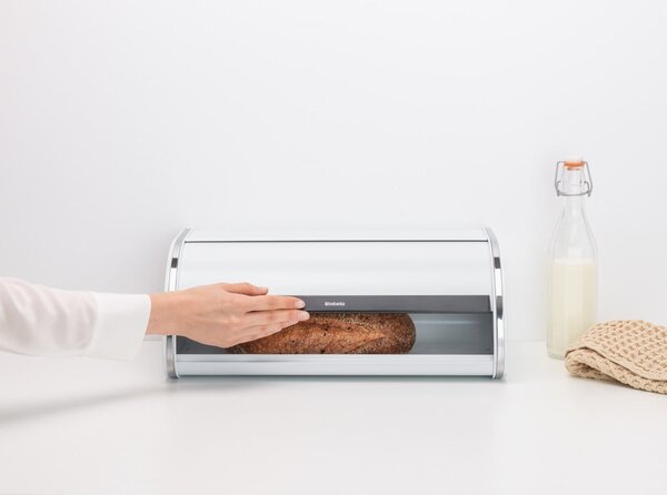 Ocelový chlebník Roll Top – Brabantia