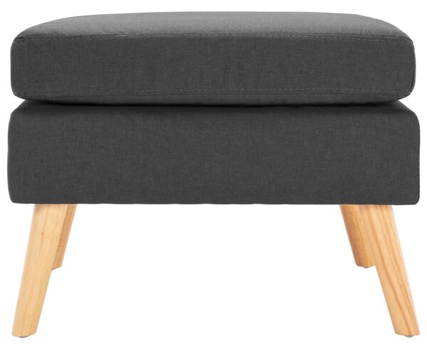 Podnožka tmavě šedá textil 288734