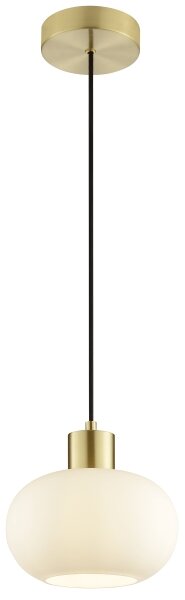 Brilliant - Lustr na lanku FANNY 1xE27/20W/230V pr. 22 cm mosaz