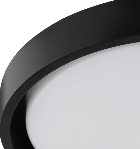 Brilliant - LED Stropní svítidlo SONORA LED/12W/230V 3000K pr. 31 cm černá