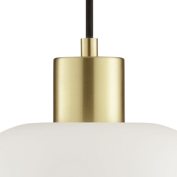 Brilliant - Lustr na lanku FANNY 1xE27/20W/230V pr. 22 cm mosaz