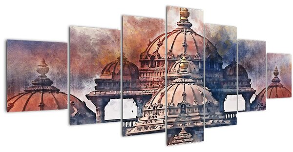 Obraz - Akshardham, Nové Dilií, Indie (210x100 cm)