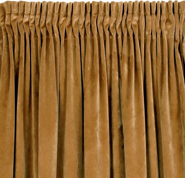 ZATEMŇOVACÍ ZÁVĚS NA PÁSCE RIA 140X270 CM MEDOVÁ