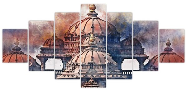 Obraz - Akshardham, Nové Dilií, Indie (210x100 cm)