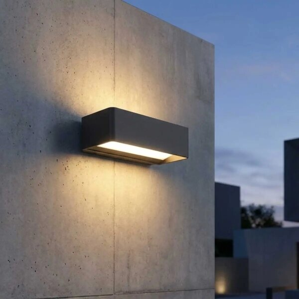 LED Venkovní nástěnné svítidlo LED/13W/230V IP65 černá