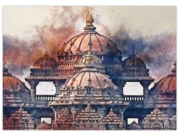 Obraz - Akshardham, Nové Dilií, Indie (70x50 cm)