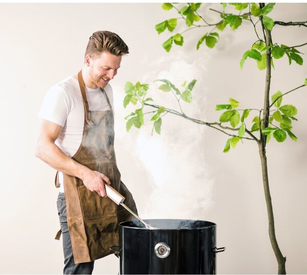 Kožená venkovní zástěra Esschert Design Barbecue