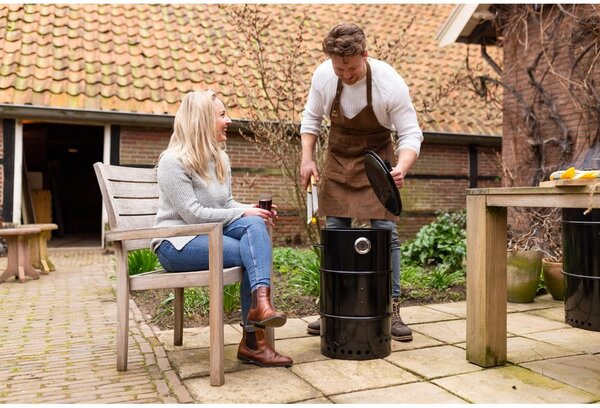 Kožená venkovní zástěra Esschert Design Barbecue
