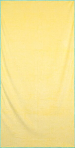 RYCHLESCHNOUCÍ PLÁŽOVÁ OSUŠKA Z MIKROVLÁKNA IGA 80X160 CM ŽLUTÁ