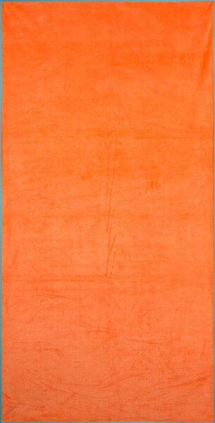 RYCHLESCHNOUCÍ PLÁŽOVÁ OSUŠKA Z MIKROVLÁKNA IGA 80X160 CM ORANŽOVÁ