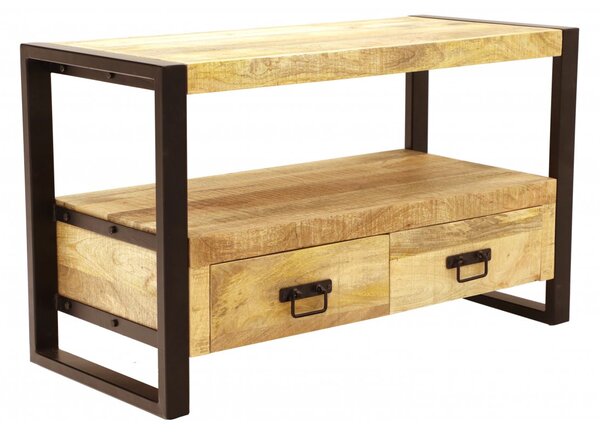 TV stolek Retro 100x60x45 z indického masivu mango