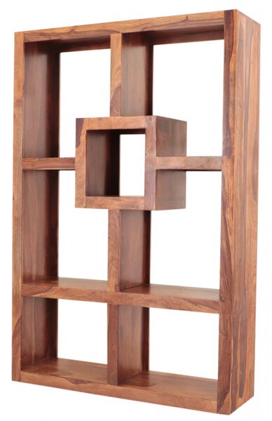 Knihovna Gani 120x180x35 z indického masivu palisandr