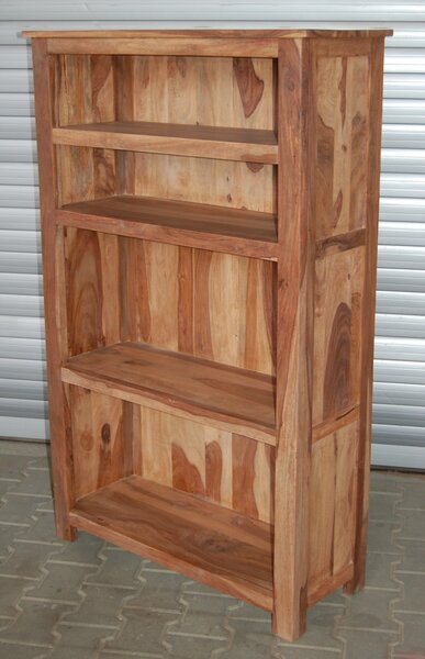 Knihovna Rami 90x135x35 z indického masivu palisandr