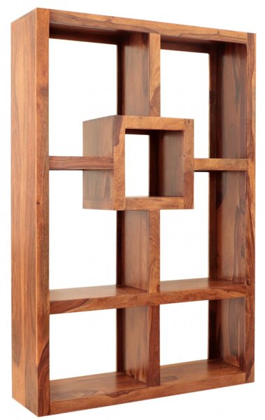 Knihovna Gani 120x180x35 z indického masivu palisandr