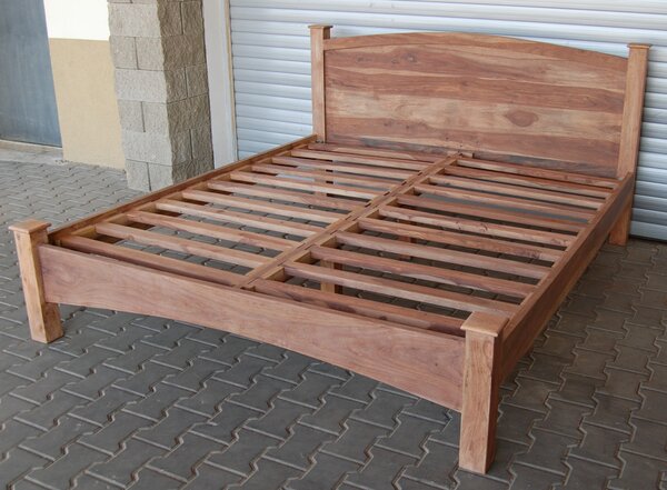 Postel 160x200 Rami z indického masivu palisandr