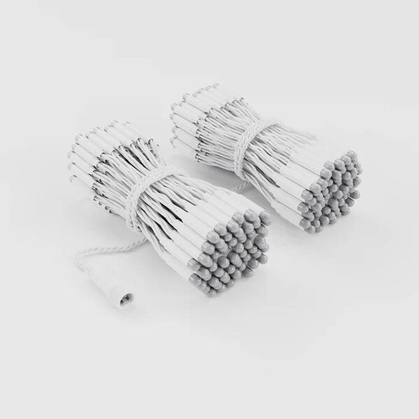 Barevná světýlka venkovní Twinkly strings 25 m Dual Pro, 2× 125 LED RGB, bílý kabel, IP44, 2× 12,5 m