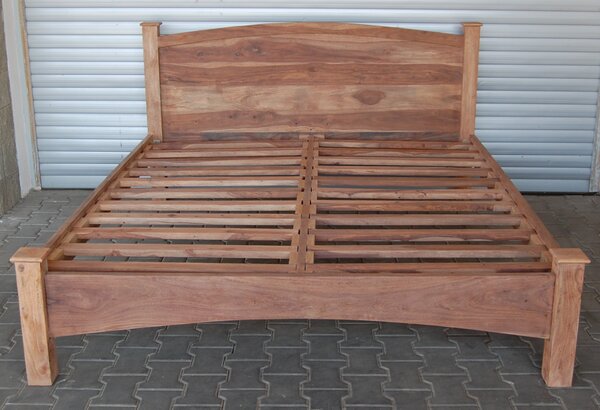 Postel 160x200 Rami z indického masivu palisandr