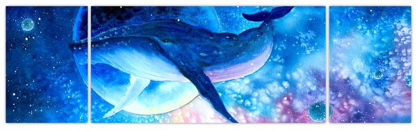 Obraz - Vesmírná velryba (170x50 cm)