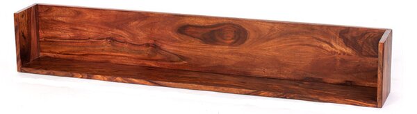 Police na zeď Rami 100x22 z indického palisandru