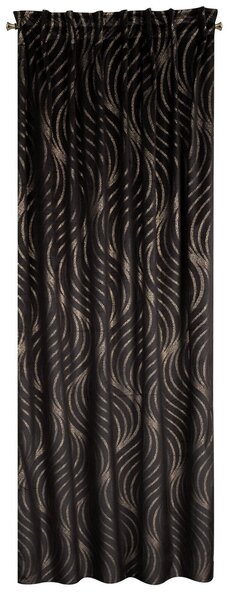 ZATEMŇOVACÍ ZÁVĚS NA PÁSCE LIMITED COLLECTION VICTORIA3 140X270 CM ČERNÁ