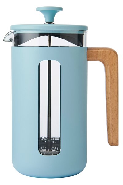 KitchenCraft French Press La Cafetiere PISA na 8 šálků, pastelově modrá LCPISA8CPSKY