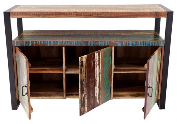 Komoda Retro 140x90x45 z recyklovaného mangového dřeva