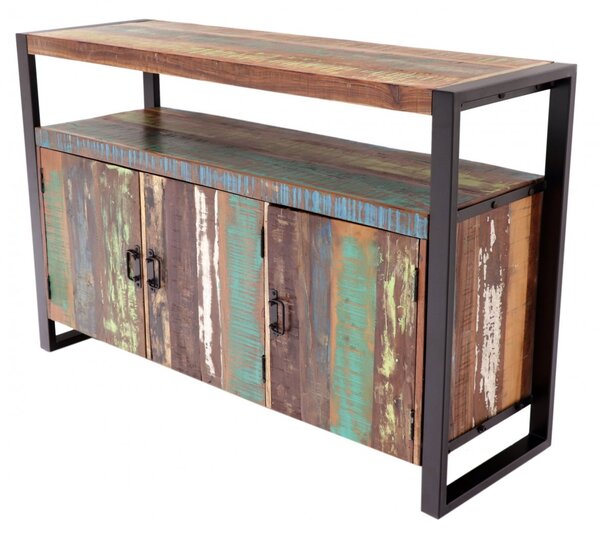 Komoda Retro 140x90x45 z recyklovaného mangového dřeva