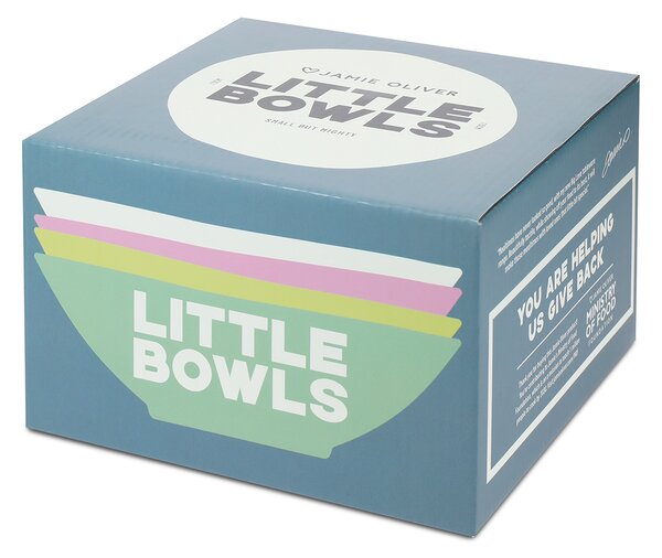 Jamie Oliver Big Love misky 13,5 cm, sada 4ks, mix barev JOBLBOWL13PK4
