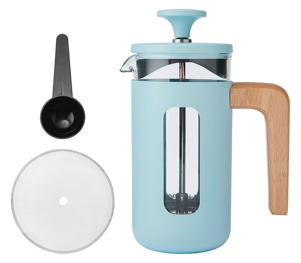 KitchenCraft French Press La Cafetiere PISA na 3 šálky, pastelově modrá LCPISA3CPSKY