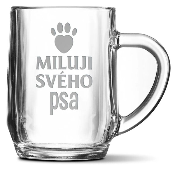 Sablio Půllitr Miluji svého psa: 0,5