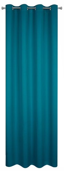 ZATEMŇOVACÍ ZÁVĚS NA KROUŽCÍCH BLACKOUT 135X250 CM TYRKYSOVÁ