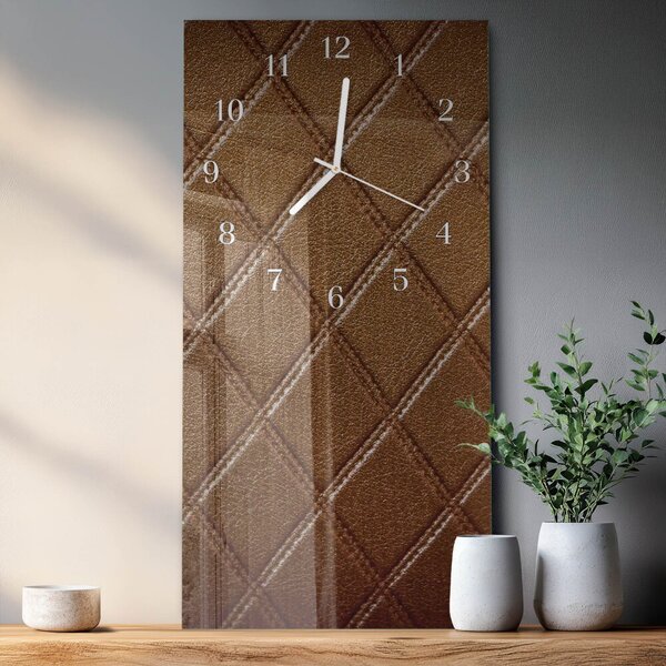 Skleněné hodiny vertikální Diamanty zsppb-30x60-00081957
