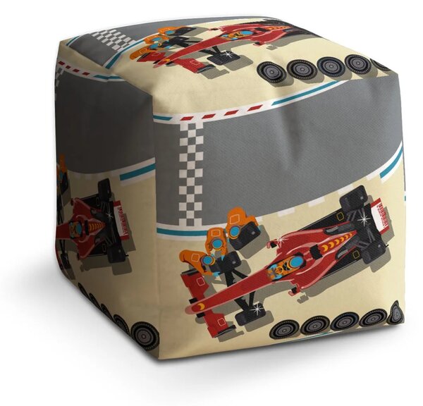 Sablio Taburet Cube Formule - 40x40x40 cm